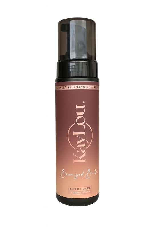 Kaylou Bronzed Babe Extra Dark Tanning Mousse - Cherry Scent